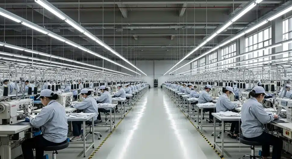 Chinese-clothing-production-workshop